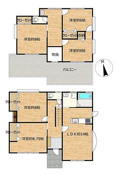 間取りを拡大表示