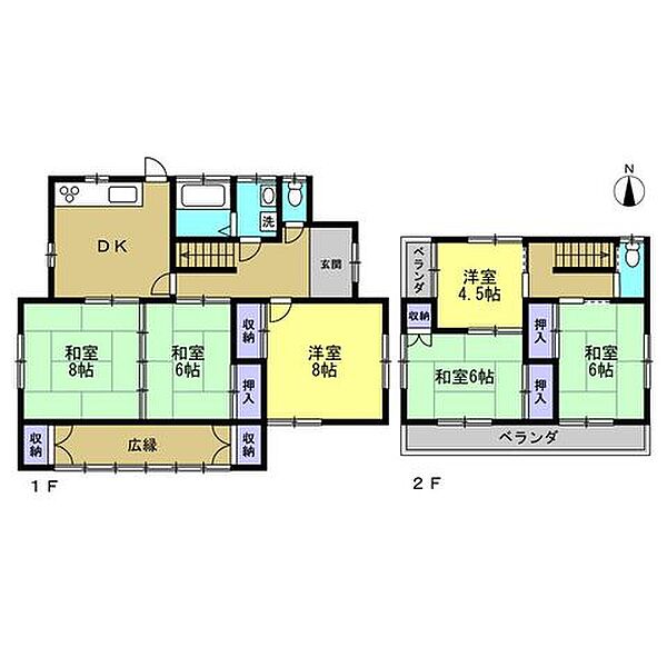 間取りを拡大表示