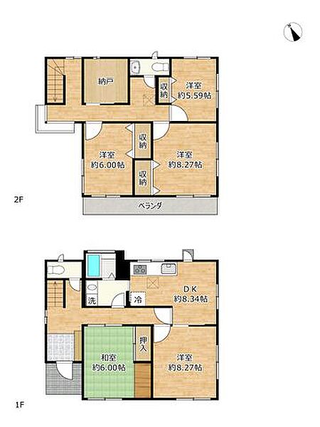 間取りを拡大表示