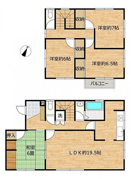 間取りを拡大表示
