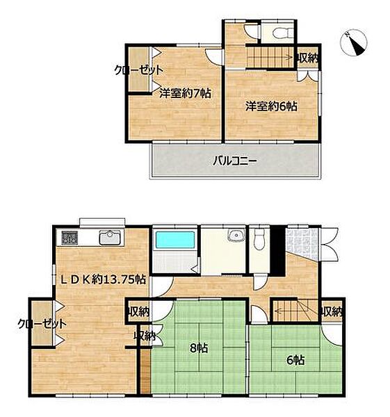 間取りを拡大表示