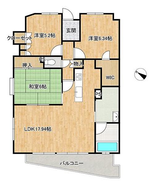 間取りを拡大表示