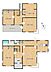 間取り：【間取図】4LDKの2階建てです。家具などを置きやすいように和室から洋室ヘリフォームします。水回りすべて新品交換、クロス張り替え、フローリング重ね張り、照明交換、火災報知器設置、ドアホン交換、他。