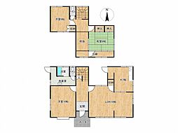 太田市宝町　戸建て 3LDKの間取り
