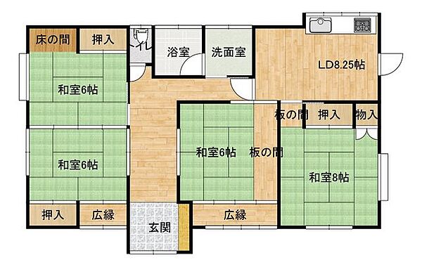 間取りを拡大表示