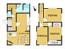 間取り：【間取り図】リフォーム後の間取り図になります。全居室洋室に間取り変更いたしました。