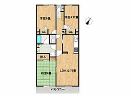東建ニューハイツ北鴻巣 3LDKの間取図画像