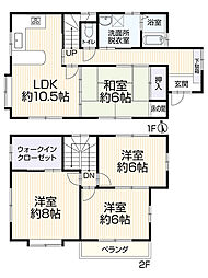 長野市篠ノ井会401-9 4LDKの間取り