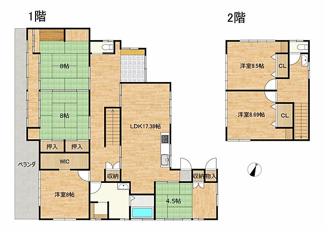 間取り 飯田市上郷黒田241-6