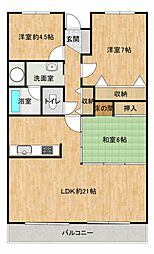 間取図画像 3LDK