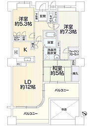 間取図画像 3LDK
