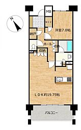 間取図画像 1SLDK