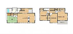 可児市土田　戸建て 4LDKの間取り