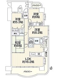 シャトレ愛松岐阜2 4LDKの間取図画像