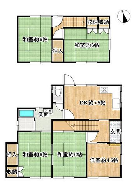 間取りを拡大表示