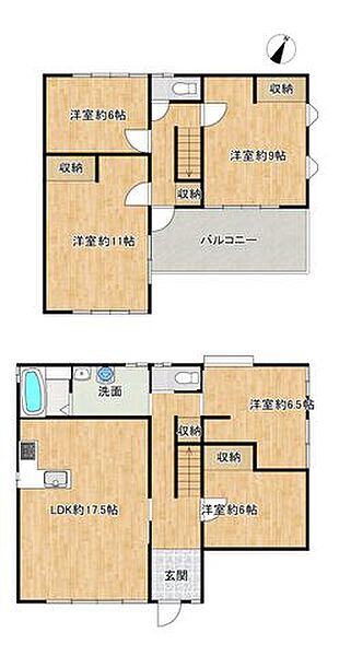 間取りを拡大表示