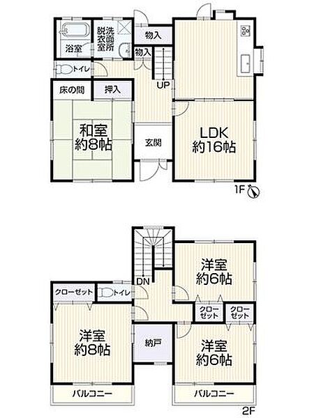 間取りを拡大表示