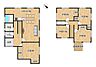 間取り：間取図です。20帖を超えるリビングに、5LDKの広々とした間取で大家族でもゆったりとお過ごしいただける間取です。