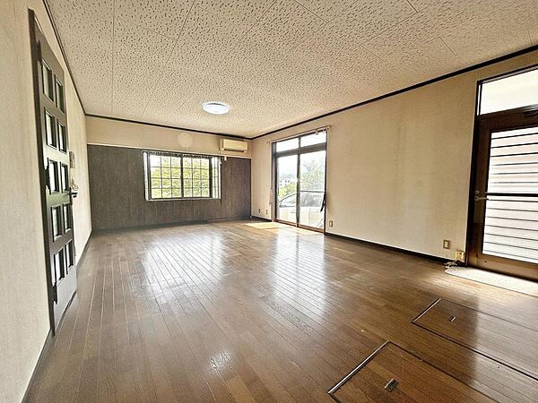 Beautiful mountainous landscape with colorful sky