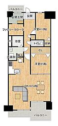 ユニライフ明石魚住 2LDKの間取図画像