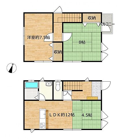 間取り 鳥取市気高町勝見844-309