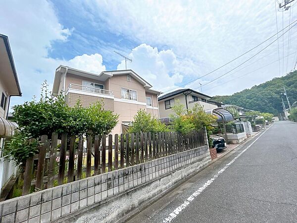 Beautiful mountainous landscape with colorful sky