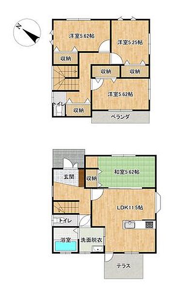 間取りを拡大表示