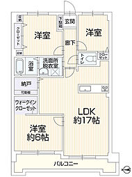 間取図画像 3SLDK
