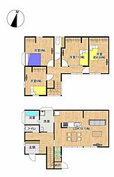 唐津市和多田南先石　戸建て 4LDKの間取り