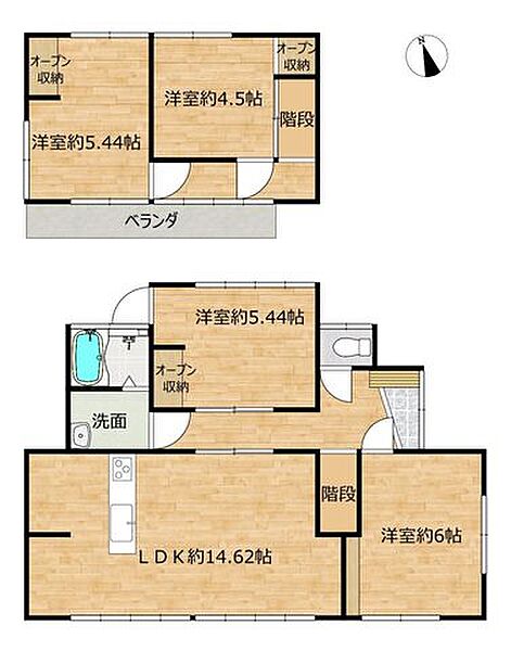 間取りを拡大表示