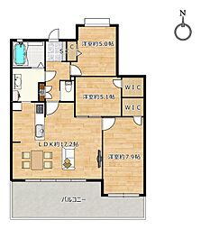 間取図画像 3LDK
