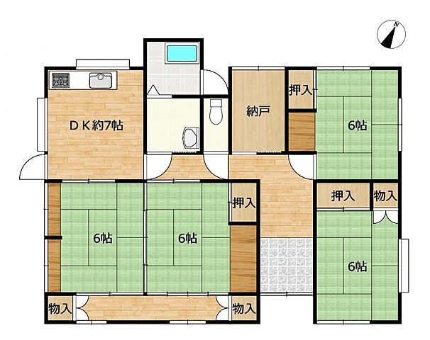 間取り 曽於市末吉町上町6丁目4-8