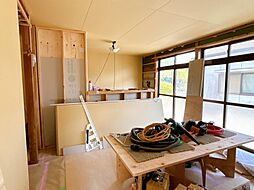 姶良市東餅田　戸建て 3LDKのリビング/ダイニング