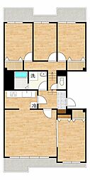 鴨池センチュリーハウスD 4LDKの間取図画像