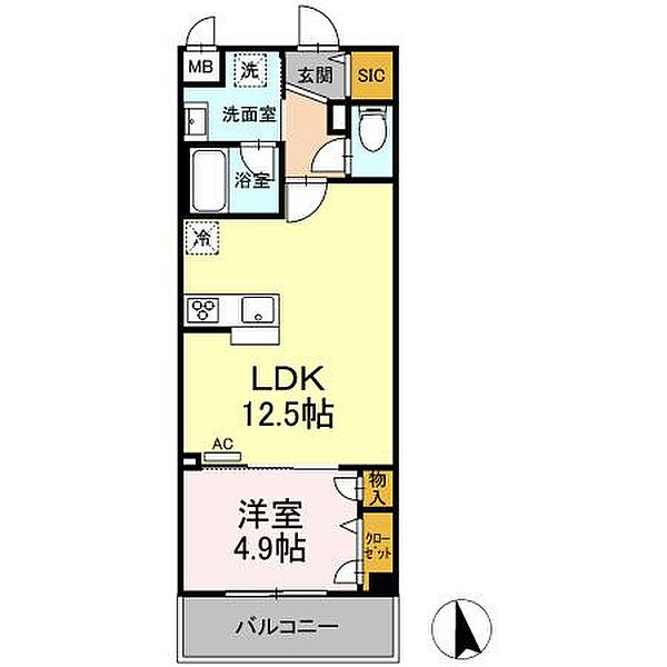 Noble Maison ｜東京都江戸川区東葛西5丁目(賃貸マンション1LDK・1階・40.72㎡)の写真 その2