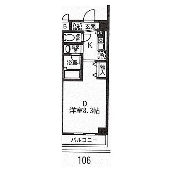 イルネージュ舞浜 ｜千葉県浦安市富士見5丁目(賃貸マンション1K・3階・24.79㎡)の写真 その2