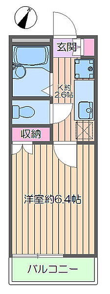 ラフィーネ北葛西 202｜東京都江戸川区北葛西2丁目(賃貸アパート1K・2階・20.16㎡)の写真 その2