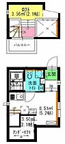 EDIFICE  ｜ 千葉県市川市福栄1丁目（賃貸アパート1R・1階・20.39㎡） その2