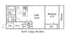 LANDS(K-159)  ｜ 千葉県市川市行徳駅前3丁目13-10（賃貸マンション1LDK・1階・48.20㎡） その2