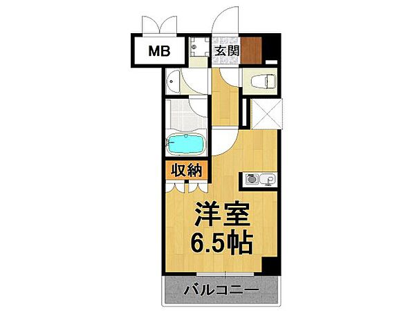 サカト2 ｜兵庫県伊丹市平松4丁目(賃貸マンション1R・2階・23.93㎡)の写真 その2