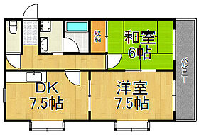 新伊丹シャネル  ｜ 兵庫県伊丹市平松6丁目（賃貸アパート2LDK・2階・46.72㎡） その2