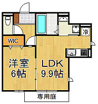 プライムコート  ｜ 兵庫県伊丹市鋳物師1丁目（賃貸アパート1LDK・1階・40.37㎡） その2