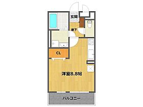 ＯＴＴＳ西ノ口  ｜ 兵庫県伊丹市御願塚5丁目（賃貸アパート1R・3階・26.33㎡） その2