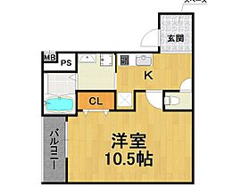 フジパレス出屋敷南  ｜ 兵庫県尼崎市西本町7丁目（賃貸アパート1K・3階・33.05㎡） その2