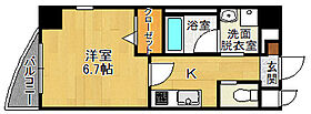 兵庫県尼崎市杭瀬北新町4丁目（賃貸マンション1K・5階・24.90㎡） その2