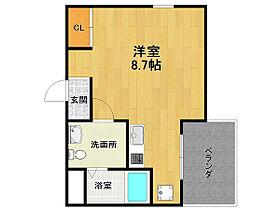 エスペランサ伊丹  ｜ 兵庫県伊丹市梅ノ木6丁目（賃貸マンション1R・1階・21.08㎡） その2