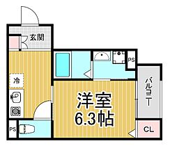 兵庫県尼崎市大庄中通3丁目（賃貸アパート1K・1階・25.84㎡） その2