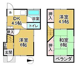 富松町4丁目貸家
