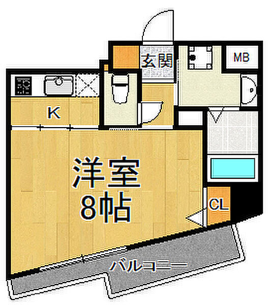 兵庫県西宮市二見町(賃貸マンション1K・4階・23.20㎡)の写真 その2