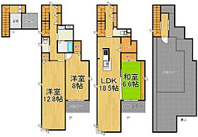 ウエストアネックス  ｜ 兵庫県西宮市甲東園1丁目（賃貸一戸建3LDK・1階・115.02㎡） その1